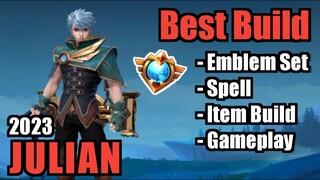 JULIAN BEST BUILD 2023 | TOP 1 GLOBAL JULIAN BUILD | JULIAN - MOBILE LEGENDS | MLBB