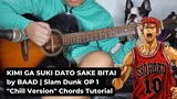 Kimi ga Suki Dato Sake Bitai Chords Tutorial | Slam Dunk Acoustic Guitar | Onii Chan Music