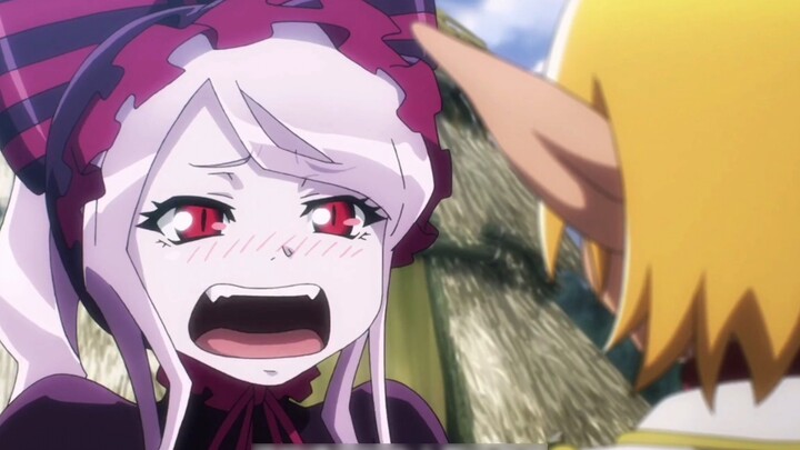 "Shalltear, who has been strong all her life, is still silly and cute after all!"