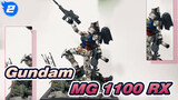 Gundam [Adegan Pembuatan] Membuat Diorama dari Bingkai Foto Seharga 100 yen [MG 1100 RX]_2