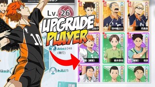 TIPS & TRICK UPGRADE PLAYER HAIKYUU FLY HIGH MOBILE - POWER LEBIH KUAT !