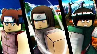 TEAM *GUY* BATTLE IN SHINDO LIFE! Rock Lee / Neji Hyuga / TenTen | Shindo Life | Shindo Life Codes