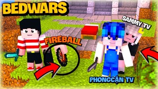 BEDWARS CẶP ĐÔI SAMMY PHONG CẬN TV CÙNG KHANGG GIÀNH TOP 1 VÀ CÀ KHỊA TEAM ĐỊCH (Minecraft PVP)