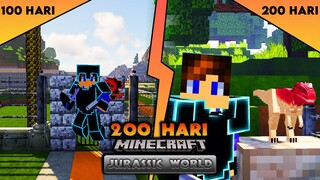 200 Hari Di Minecraft Jurassic World