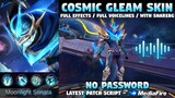 Gusion Legend Skin Script - Cosmic Gleam | Full Voicelines & Full Effects w/ShareBG - No Pass | MLBB