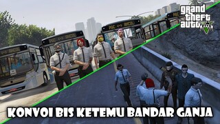 PERJALANAN JAUH KONVOI BIS + KETEMU PENGEDAR NARKOBA !! - GTA V ROLEPLAY