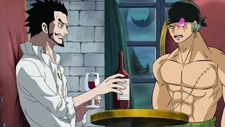 Zoro revela a Mihawk o poder oculto em seu olho esquerdo! - One Piece