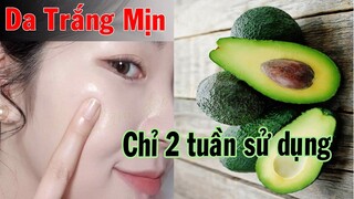 Method of whitening from avocado| Phương pháp làm trắng từ quả bơ |Làm Đẹp Từ Thiên Nhiên #28