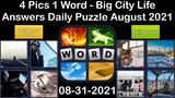 4 Pics 1 Word - Big City Life - 31 August 2021 - Answer Daily Puzzle + Daily Bonus Puzzle