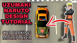 NARUTO DESIGN TUTORIAL | CAR PARKING MULTIPLAYER | YOUR TV