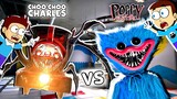 Choo Choo Charles vs Huggy Wuggy | Shiva and Kanzo Gameplay