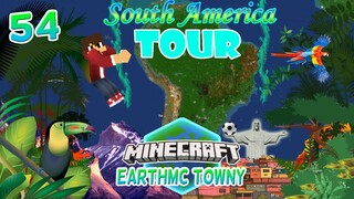 EarthMC South America TOUR | Minecraft EarthMC Towny #54