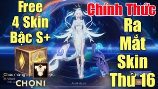 Free 4 skin lên tới bậc S+ toàn server - Con cưng Violet ra mắt skin thứ 16 Thần Long Tỷ Tỷ gọi rồng