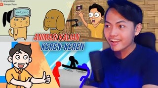 REACTION ANIMASI DARI SUBSCRIBER KEREN-KEREN | Part 14,9999