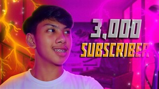 Happy 3,000 Subscriber | Maraming Salamat sainyo | Random Content