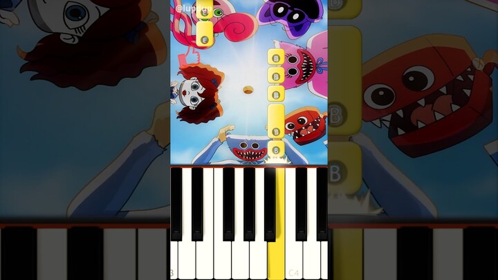 Ouch Challenge With Poppy Playtime @lupdup - Piano Cover