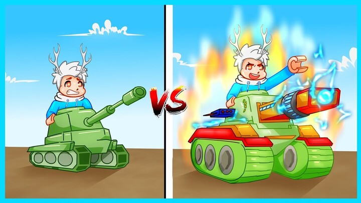 BATTLE EPIC TANK MURAH VS TANK MAHAL YANG SANGAT KUAT!