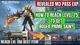 How To Reach Level 75 To Get Roger Prime Skin? | Revealed Tasks | Level 150 Best Reward | MLBB