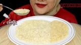 CRUNCY 🤤🤤🤤|ASMR RAW RICE EATING || RAW BASMATI RICE || 3 MERK BERAS DAWAAT WITH SALT |ASMR INDONESIA