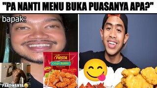 Gw Ketika Buka Puasa Pake Fiesta Chicken Nugget 😋...