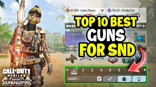 Top 10 Best Guns for Search & Destroy in CODM Season 1