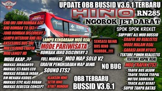 UPDATE OBB BUSSID V3.6.1 SOUND HINO RN285 TERBARU | FULL GRAFIK HD REAL | BUS SIMULATOR INDONESIA