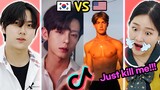 US VS KOREA, HANDSOME & CUTE TIKTOK Boys!!🔥 KOREAN TEENS REACTION