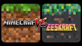 Minecraft PE VS Eescraft World Survival 3D