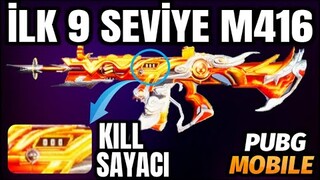 İLK 9 SEVİYE YÜKSELTİLEBİLİR M416 GELDİ | M416 ÖLDÜRME KILL SAYACI GELDİ | ÇİN SÜRÜMÜ | PUBG MOBILE