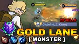 How To Gold Lane Kimmy | There's A New Monster In Gold Lane | MLBB