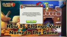 COC How To Change Your Name In The Game | Clash of Clans Guide | @AvengerGaming71