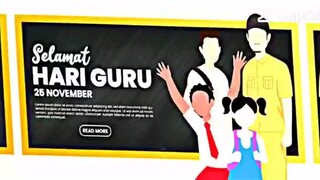 walaupun telat banget tapi gapapa selamat hari guru