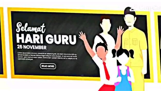 walaupun telat banget tapi gapapa selamat hari guru