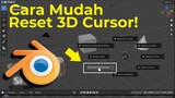 Cara Mengembalikan/Reset 3D Cursor | Tutorial Blender