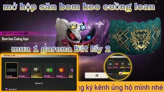 garena free fire| mở hộp skin bom keo cuồng loạn , mua 1 garena bắt lấy 2 skin bom keo