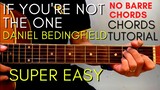 Daniel Bedingfield - IF YOU'RE NOT THE ONE Chords (EASY GUITAR TUTORIAL) for Acoustic Cover