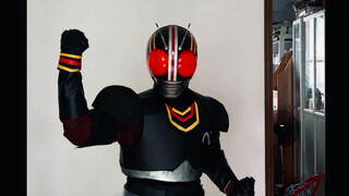 Kamen Rider Black suit cosplay transformation!