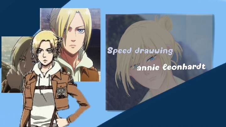 [speed paint ] annie leonhardt จาก attack on Titan