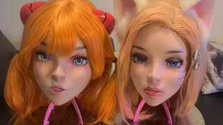 【kigurumi】Dolls can blink? High-tech mask head shell display (new kig video 602)