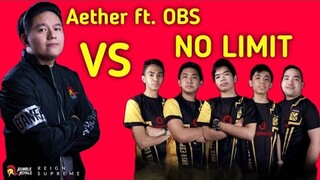 Lebron,Jieooo ft.OBS Gaming VS Bren NO LIMIT Nagharap ulit sa RANK GAME !