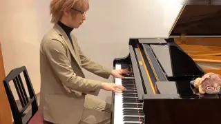 Cosplay playing Detective Conan theme song [Akai Shuichi's piano studio]