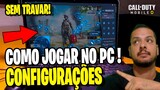 COMO JOGAR CALL OF DUTY MOBILE NO PC PELO EMULADOR GAMELOOP CONFIGURAÇÃO LISO ATUALIZADO #codashop