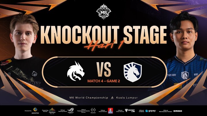 [ID] M6 Knockout Stage Hari 1 | TEAM SPIRIT VS TEAM LIQUID ID | Game 2