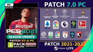 วิธีลง+วิธีใช้งาน eFootball PES 2021 PATCH V7.0 PC