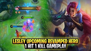 Upcoming Revamped Hero Lesley 1 Hit 1 Kill Gameplay | Mobile Legends: Bang Bang