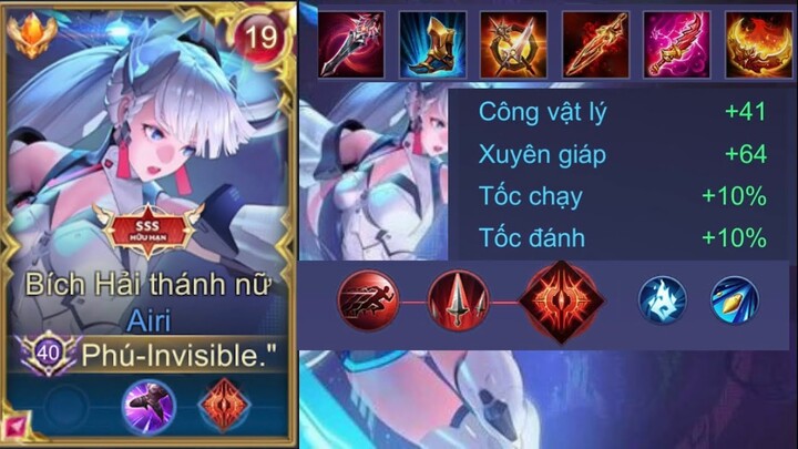 phú-Invisible." khi cầm tướng tủ airi = 5 thằng hơi ít 🕶🤏 #airi #liênquânmobile #phúinvisible