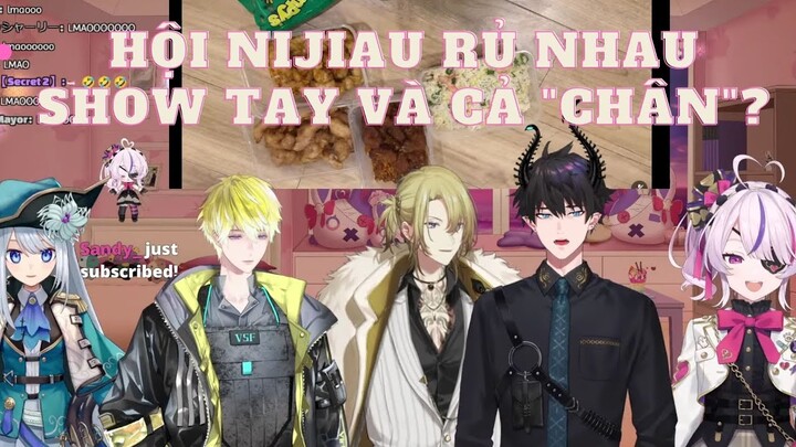 Hội NijiAU rủ nhau OffCollab để show tay và cả "CHÂN" ??