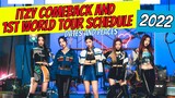 ITZY Checkmate Promotion Schedule + ITZY World Tour 2022 Schedule
