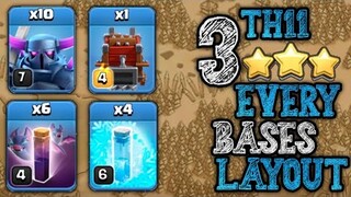 NEW BEST TH11 STRATEGY | PEKKA SMASH + BATS ATTACK STRATEGY | CLASH OF CLANS