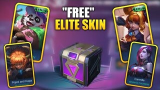 FIRST FREE SKIN EVENT 2021 "GET 2 ELITE SKIN" - MOBILE LEGENDS BANG BANG